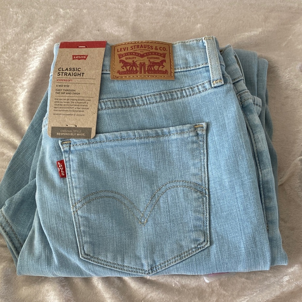 Levi's Classic Light Blue Straight Jeans